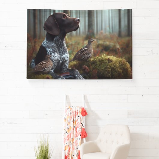 Duitse Shorthaired Pointers Spandoek (Insitu)