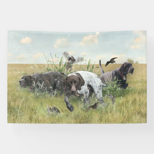 Duitse Shorthaired Pointers Spandoek (Horizontaal)