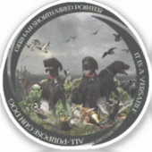 Duitse Shorthaired Pointers Sticker (Voorkant)