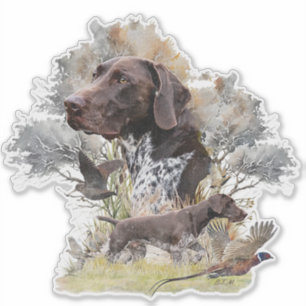 Duitse Shorthaired Pointers Sticker