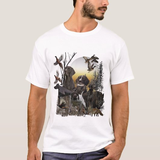 Duitse Shorthaired Pointers T-shirt (Voorkant)