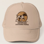 Duitse Shorthaired Pointers Trucker Pet (Voorkant)