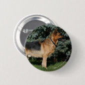 Duitse Show Shepherd Ronde Button 5,7 Cm (Voorkant /achterkant)
