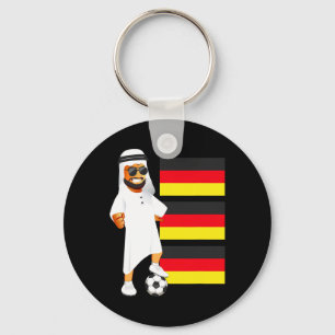 Duitse sjeik Duitsland Vlag Voetbal Sleutelhanger