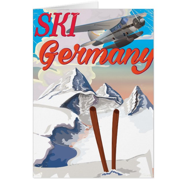 Duitse skiposter (Voorkant)