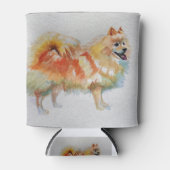 Duitse Spitz Pommeren Waterverf Dog Dogs Blikjeskoeler (Voorkant)