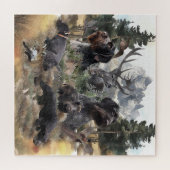 Duitse Staande Draadhar Legpuzzel (Horizontaal)