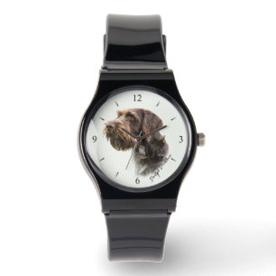 Duitse Staande Draadharige Pointer Horloge
