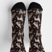 Duitse Staande Hond Bot en Pootafdruk Sokken (Top)