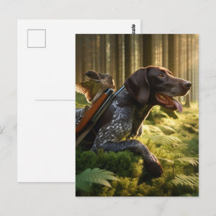 Duitse Staande Hond Briefkaart
