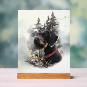 Duitse Staande Hond Draadhaar, GWP Acryl Bord