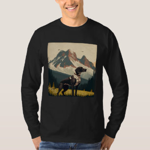 Duitse Staande Hond Portret Tie en Dy T-shirt