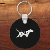 Duitse Staande Pointer Gsp Jachthonden  Sleutelhanger (Voorkant)