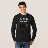 Duitse Staande Pointer GSP Moeder T-shirt (Voorkant volledig)