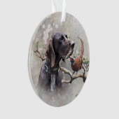 Duitse staande pointer, GSP Ornament (voorkant)