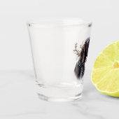 Duitse staande pointer, gsp shot glas (Links)