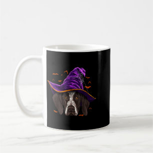 Duitse Staande Pointer Heks Grappig Halloween Koffiemok