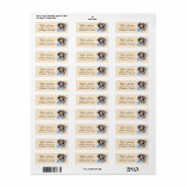Duitse Staande Pointer Hond Retouradres Etiket (Full Sheet)
