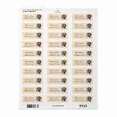 Duitse Staande Pointer Hond Retouradres Etiket (Full Sheet)