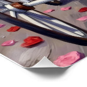 Duitse Staande Pointer Hond Valentijnsdag Perfect Poster (Hoek)