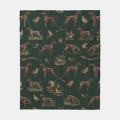 Duitse staande pointers fleece deken (Voorkant)