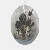 Duitse staander glas ornament (Voorkant links)