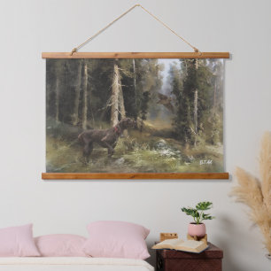 Duitse staander hangend wandkleed