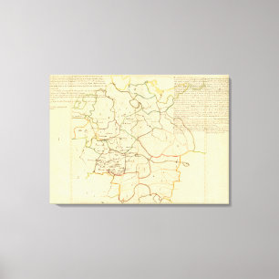 Duitse steden canvas afdruk
