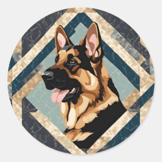Duitse Stickers van schapen