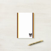 Duitse stremplank post-it® notes (Op bureau)
