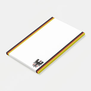 Duitse stremplank post-it® notes
