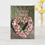 Duitse sympathieke kaart herzliches Beileid (Gele Bloem)