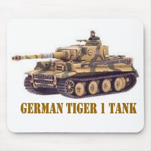 DUITSE TIGER 1 TANK MUISMAT (Voorkant)