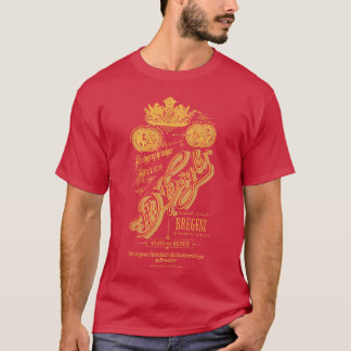 Duitse typografie t-shirt