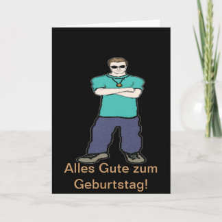 Duitse verjaardagsKaart Kaart