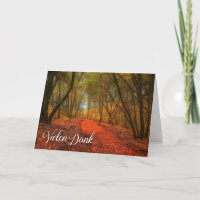Duitse Vielen - Dank Woodland Path Blank