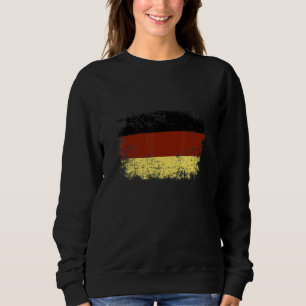 Duitse Vintage Vlag Retro Hoodie Brd 1 Trui