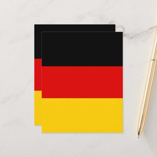 Duitse vlag (Voorkant / Achterkant in situ)