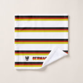 Duitse vlag bad handdoek (Wasdoekje)