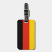 Duitse vlag bagagelabel (Voorkant verticaal)