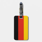 Duitse vlag bagagelabel (Achterkant verticaal)