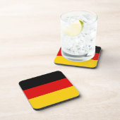 Duitse vlag bier onderzetter (Rechterzijde)