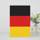 Duitse vlag briefpapier (Staand voorkant)