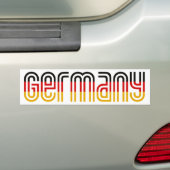 Duitse vlag! bumpersticker (Op auto)