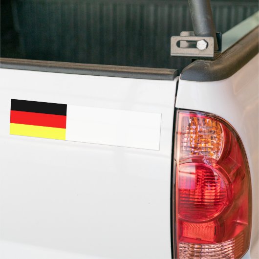 Duitse vlag bumpersticker (Op Truck)