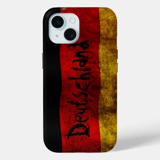 Duitse vlag -  Case-Mate iPhone case (Achterkant)