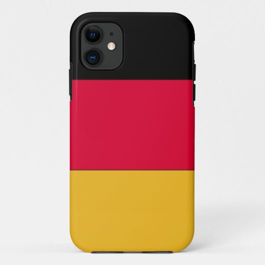 Duitse vlag Case-Mate iPhone case (Achterkant)