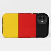 Duitse vlag Case-Mate iPhone case (Achterkant (horizontaal))
