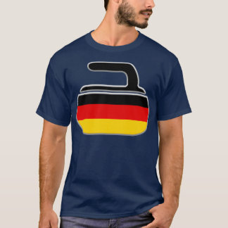 Duitse vlag Curling Duitsland vlag origineel T-shirt