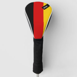 Duitse vlag - Custom Golf Club Head Hoesje Golfheadcover